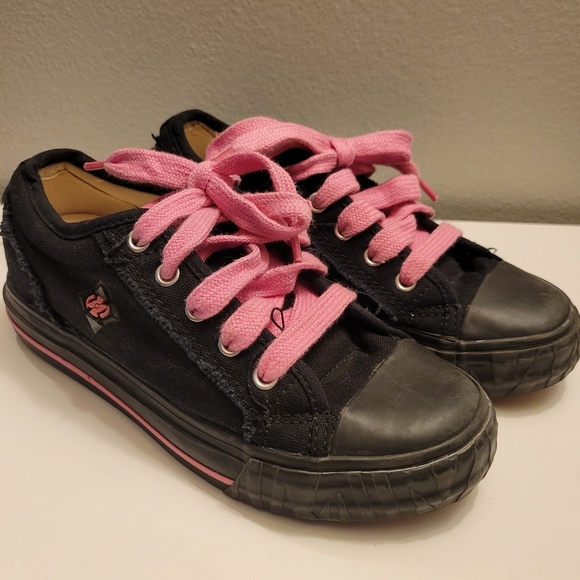 Heeleys Kids Black Pink Sneakers - Picture 4 of 11